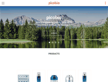 Tablet Screenshot of picobio.net